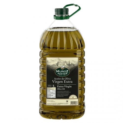 Garrafa PET 5 L | Aceite de Oliva Virgen Extra | Muñoz - Comprar Aceite de Oliva Virgen Extra Garrafa 5 litros