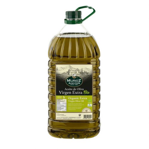 Garrafa PET 5 L | Aceite de Oliva Virgen Extra BIO | Muñoz - Comprar Aceite de Oliva Virgen Extra Ecológico BIO Garrafa 5 litros